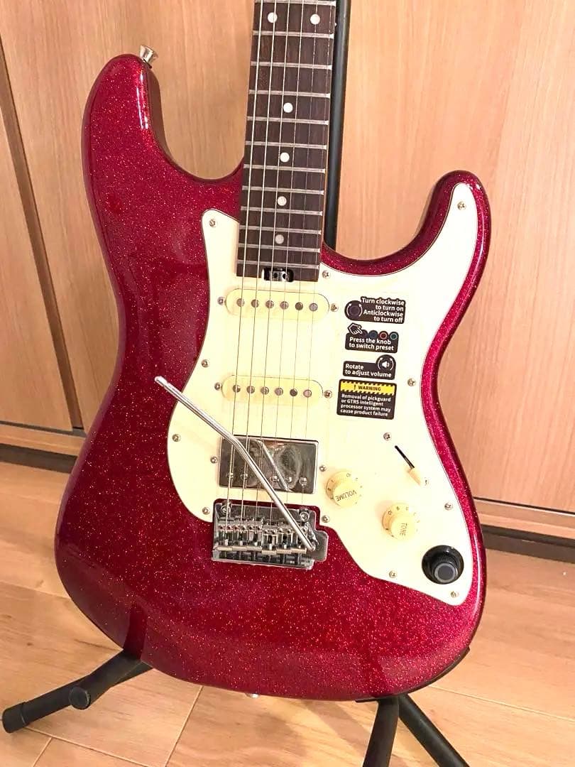 【レアカラー！】GTRS S800 レッド スパークル仕上げ シングルコイル搭載
