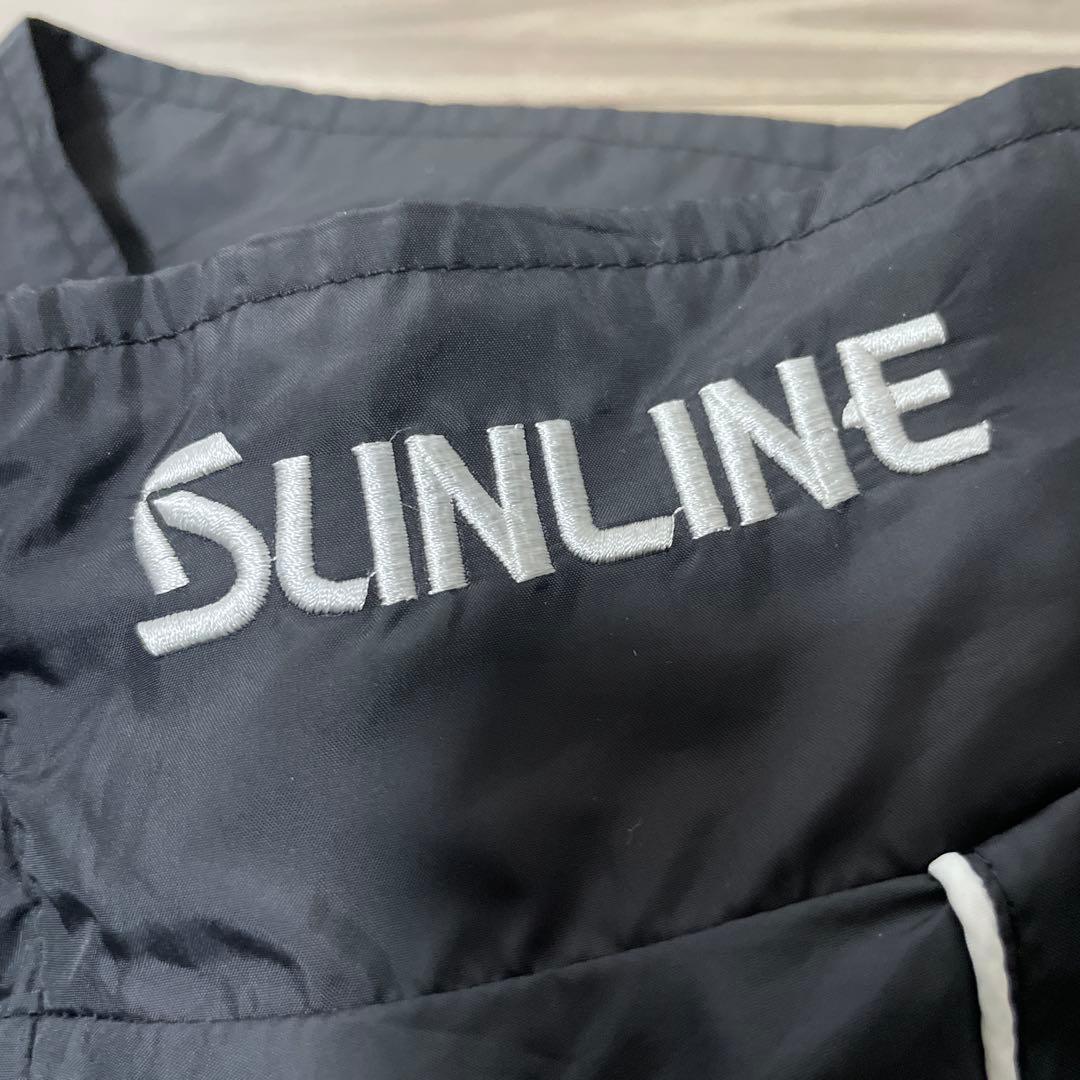 サンライン ステータス ウィンドブレーカースーツ ブラック Lサイズ