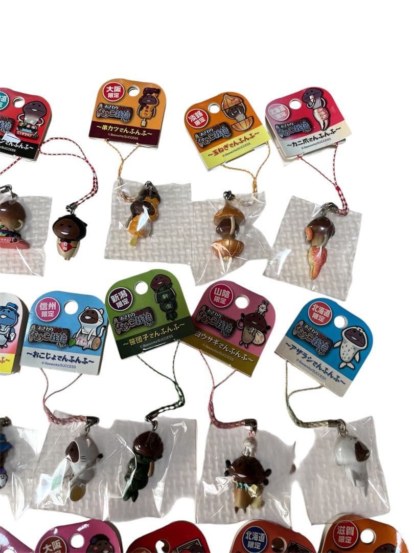 希少✨　なめこ　ご当地　ストラップ　28個セット
