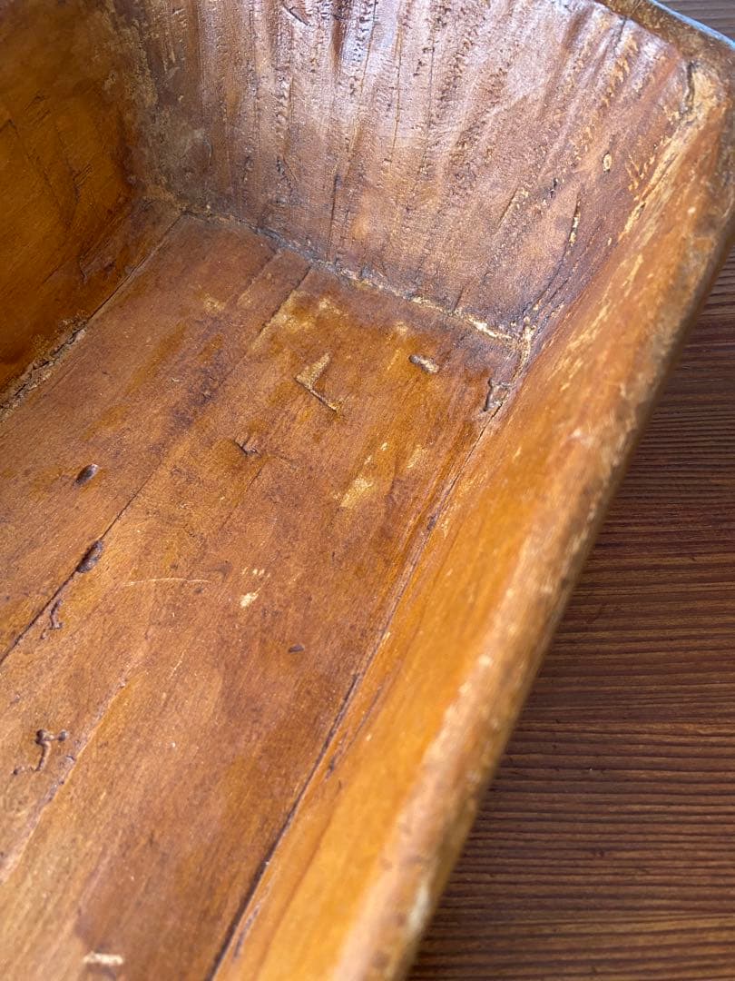 木製穀物スクープ フランス アンティーク 20世紀初頭