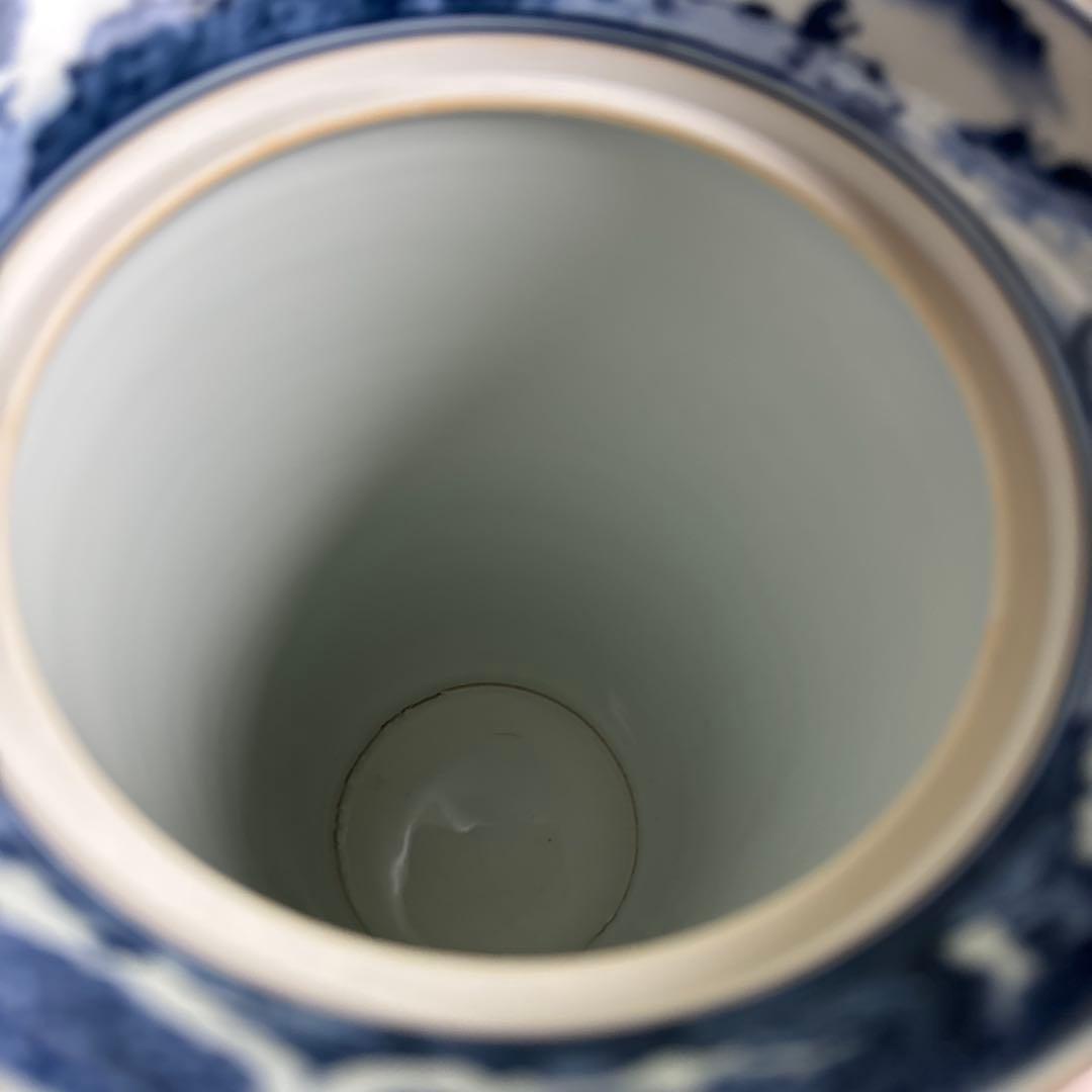 土山松泉造 水指 景徳鎮窯 平安 清水焼 茶道具 共箱