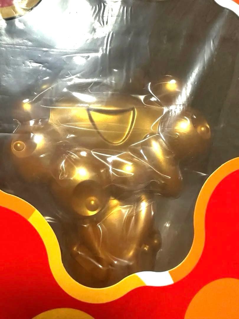 EXPO2025 万博　ミャクミャク　ソフビ貯金箱 ゴールド 万博記念