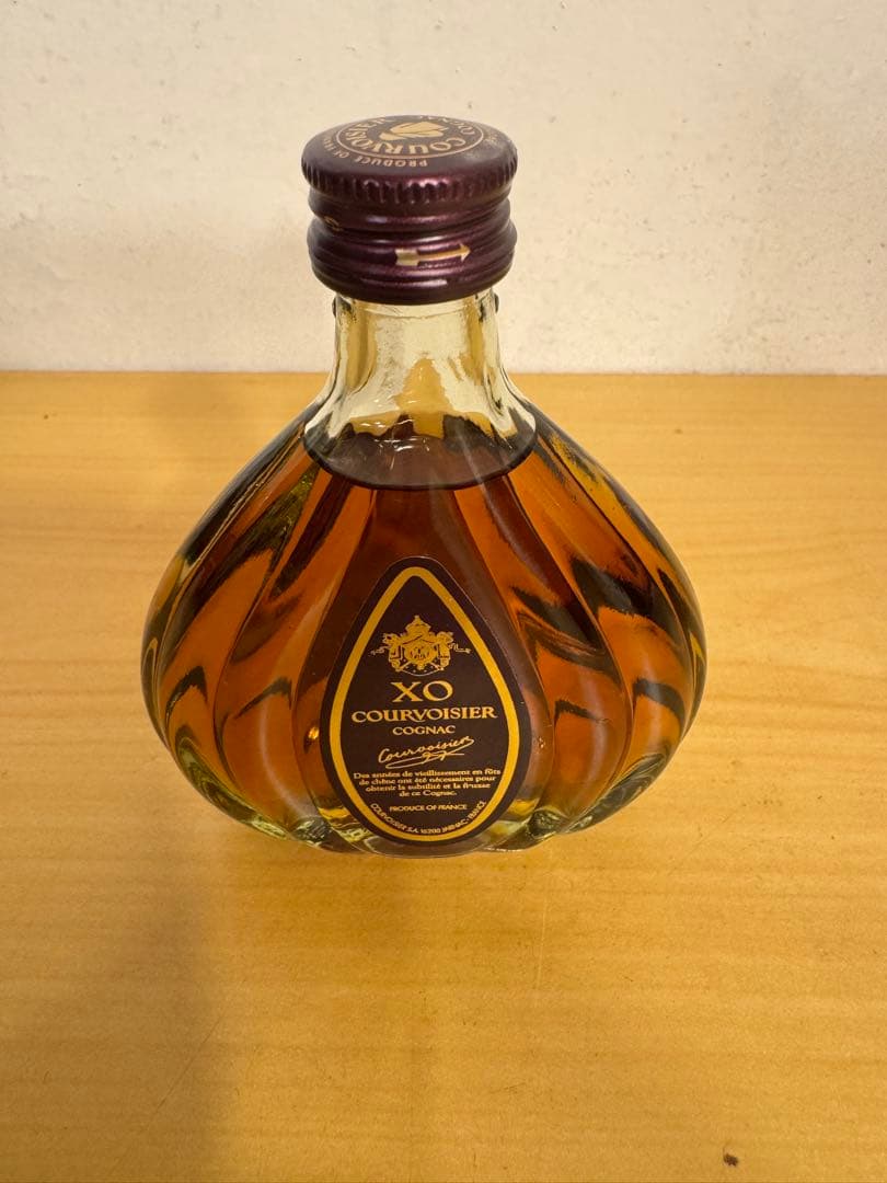 クルボアジェ XO グリーンボトル COURVOISIER 箱付+ミニボトル付