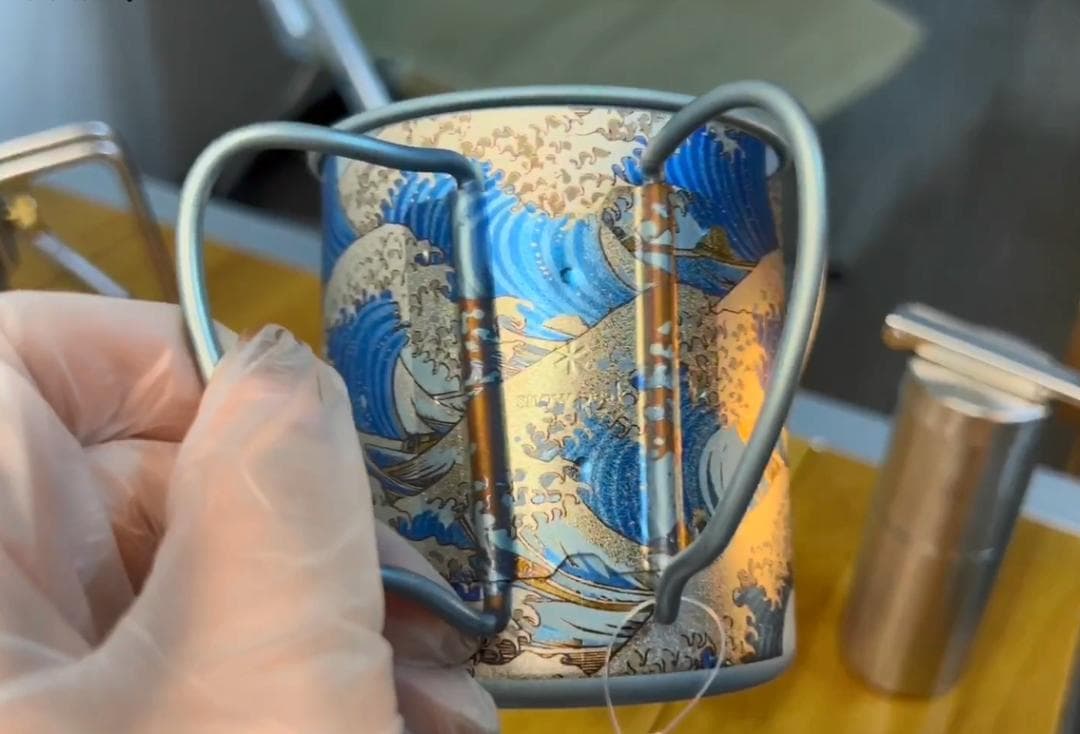 peak 450 チタン マグカップ スノーピーク 神奈川沖浪裏