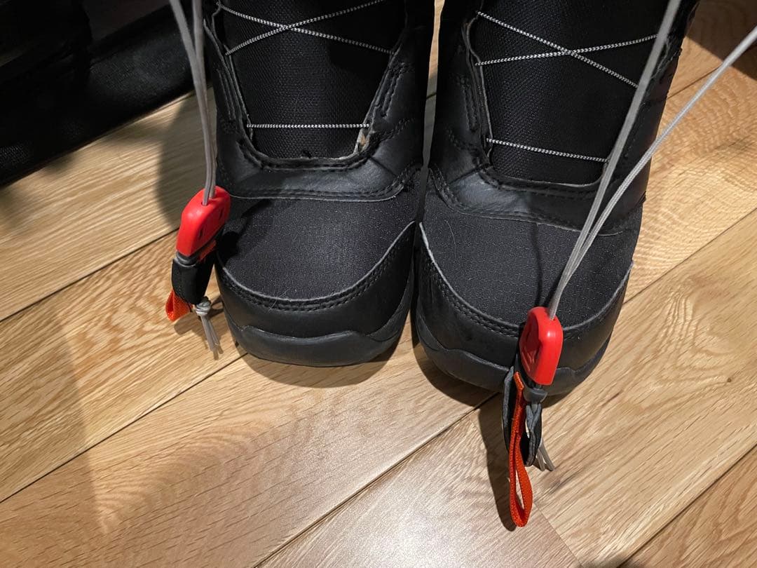 美品　Burton BOA ブラック スノーボードブーツ 女性用22.5