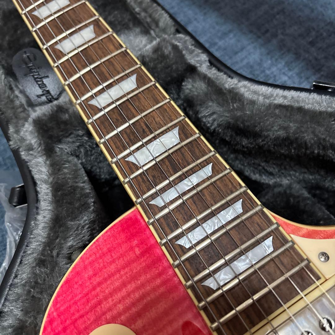 Burny LPタイプ フェルナンデス ピンク ハードケース付 レアカラー