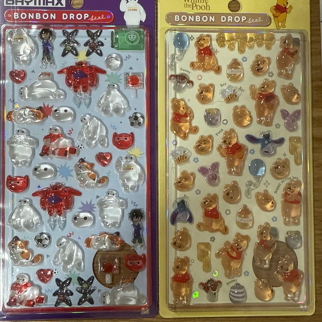 正規品 8種セット ディズニー 第二弾 ボンボンドロップシール