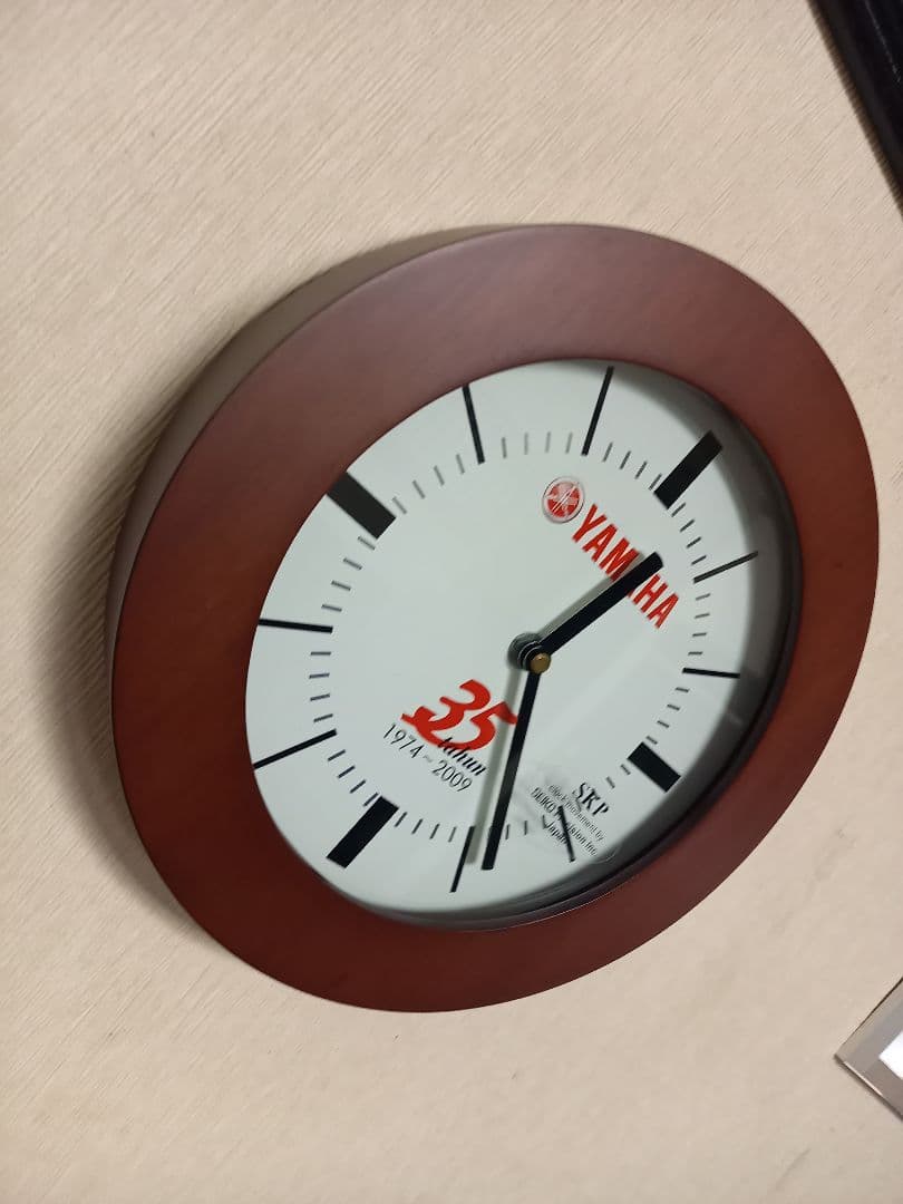非売品　ヤマハ　ノベルティ　セイコー　プレシジョン　壁掛け時計