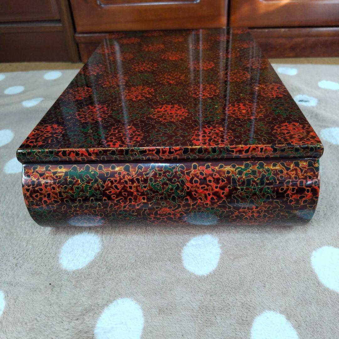 未使用　津軽塗花台　盆栽台　華道具