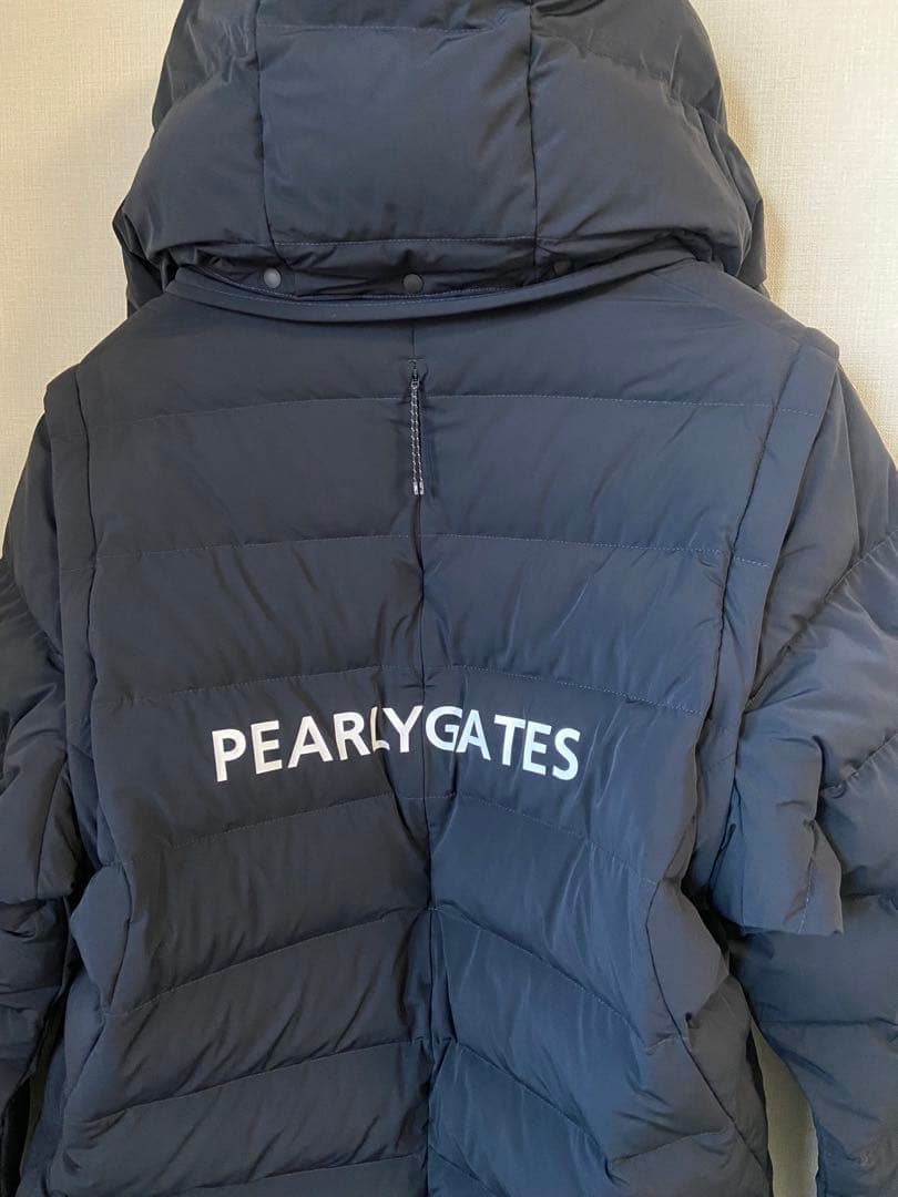 c*4様 新品同様PEARLY GATES Nyストレッチタフタ3wayダウンジ