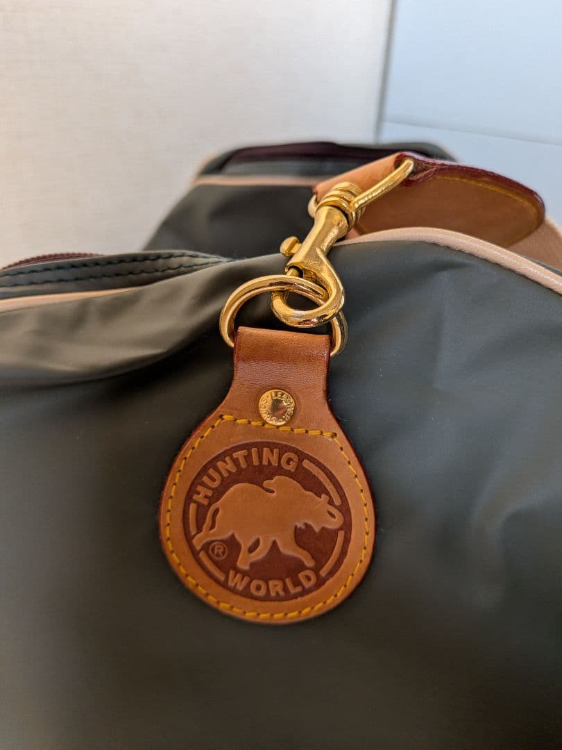 HUNTING WORLD ボストンバッグ グレー