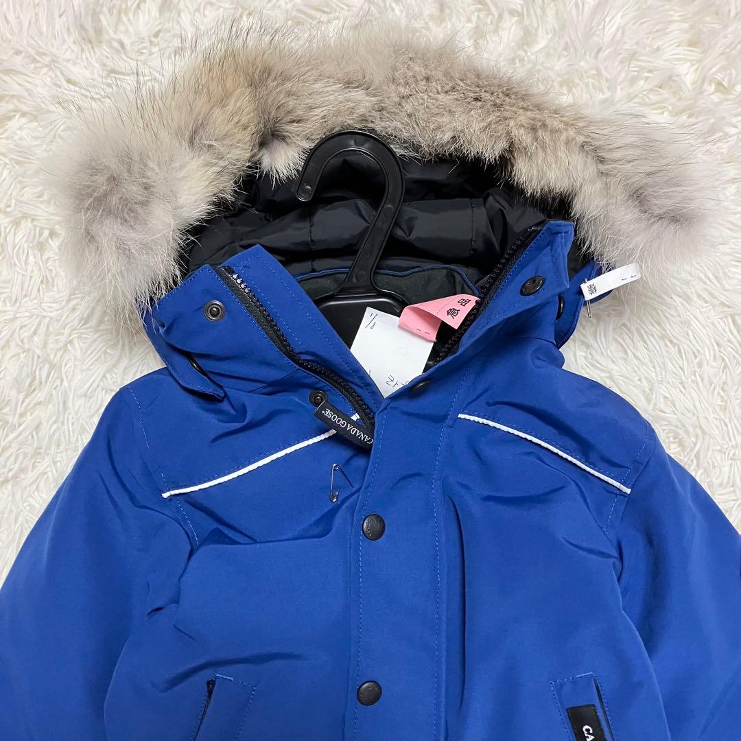   カナダグーススノースーツ キッズ　ブルー正規品