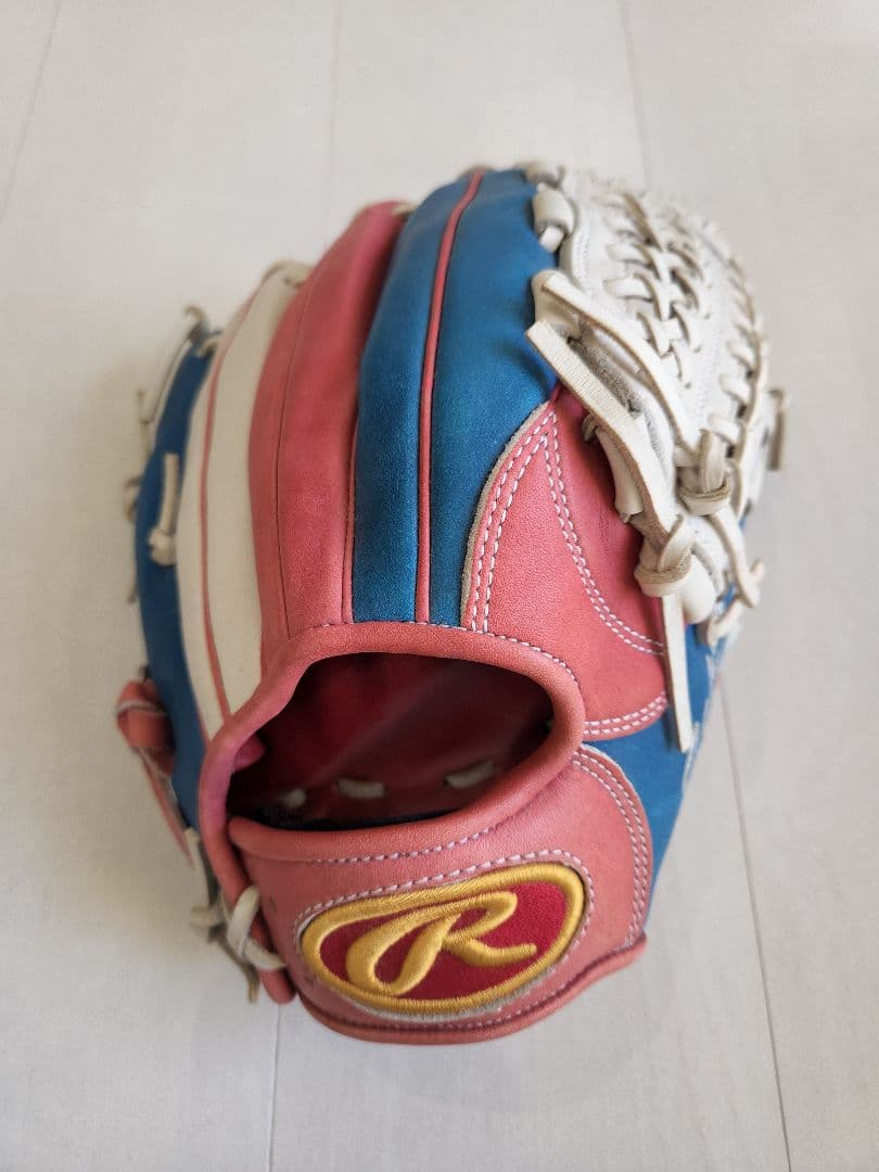 Rawlings 軟式グローブ Team 青/赤/白