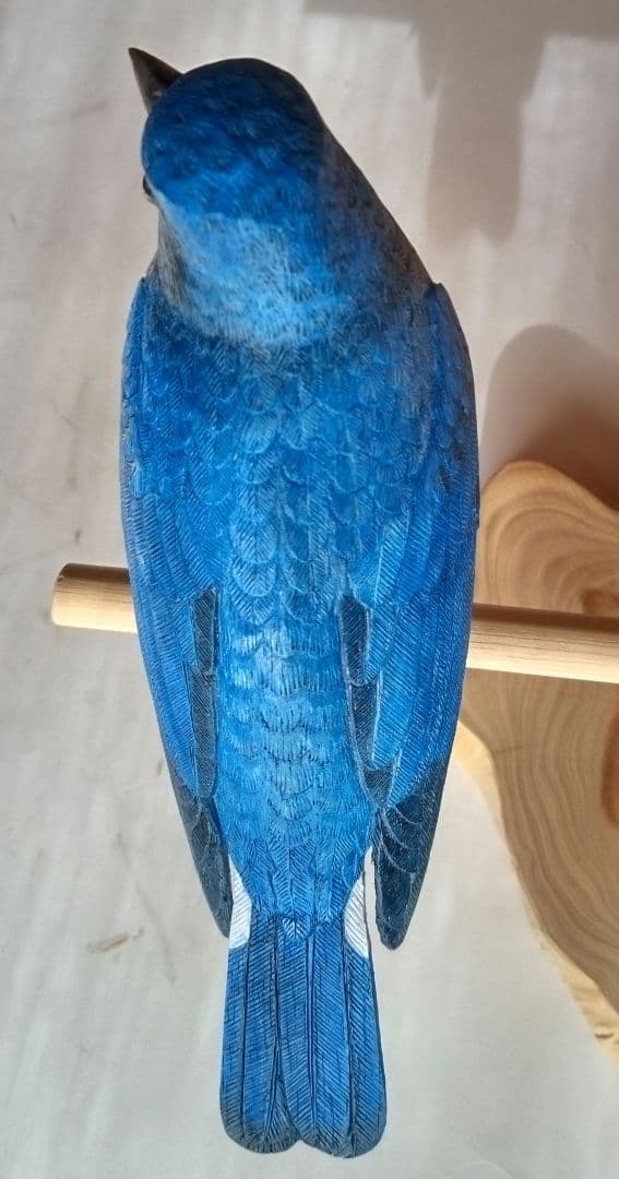 バードカービング　オオルリ