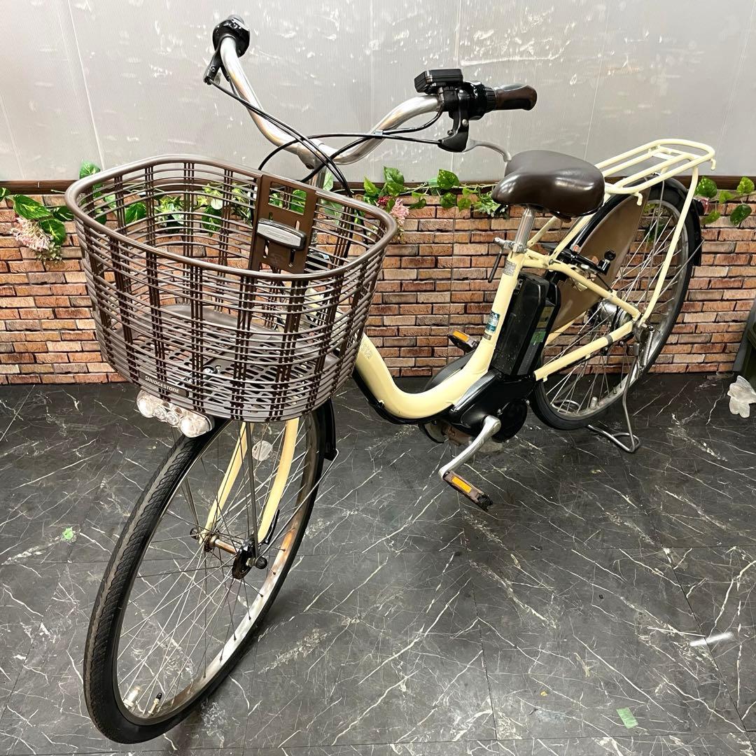 【56】電動自転車 ブリヂストン Assista クリーム