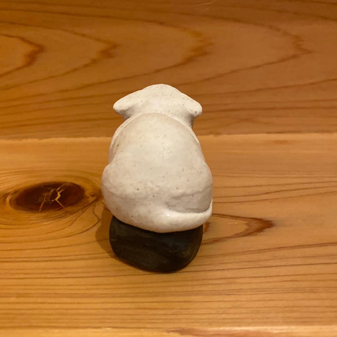 きたむら工房　ネコ置き物　阿吽