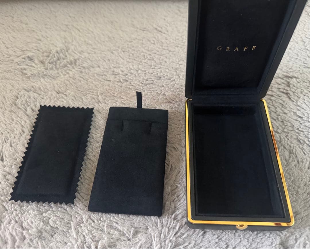【美品】GRAFF グラフ ジュエリーケース ネックレス用 空箱 正規品　箱