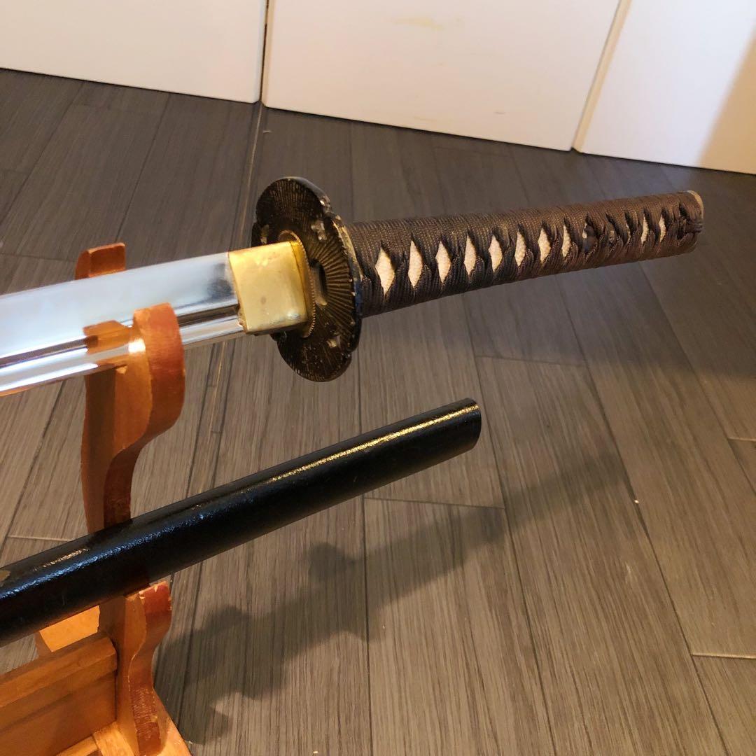 高級模造刀　高級居合刀　樋入り刀身　優波紋　亜合金刀身　居合刀