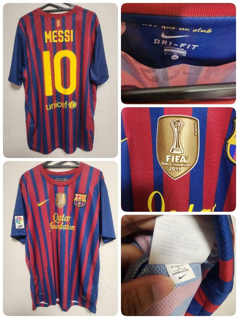 メッシ　ユニフォーム　バルセロナ　コレクション　XL　大量