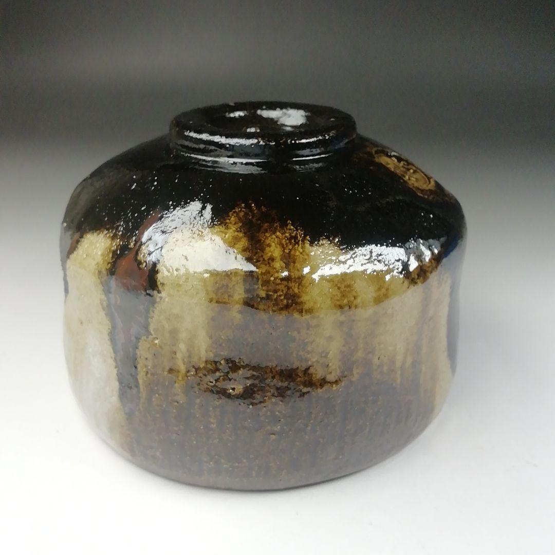 Ｔ４９５　茶碗　『黒茶碗』『桂窯　伊東桂楽 造』　共箱　抹茶碗　茶道具