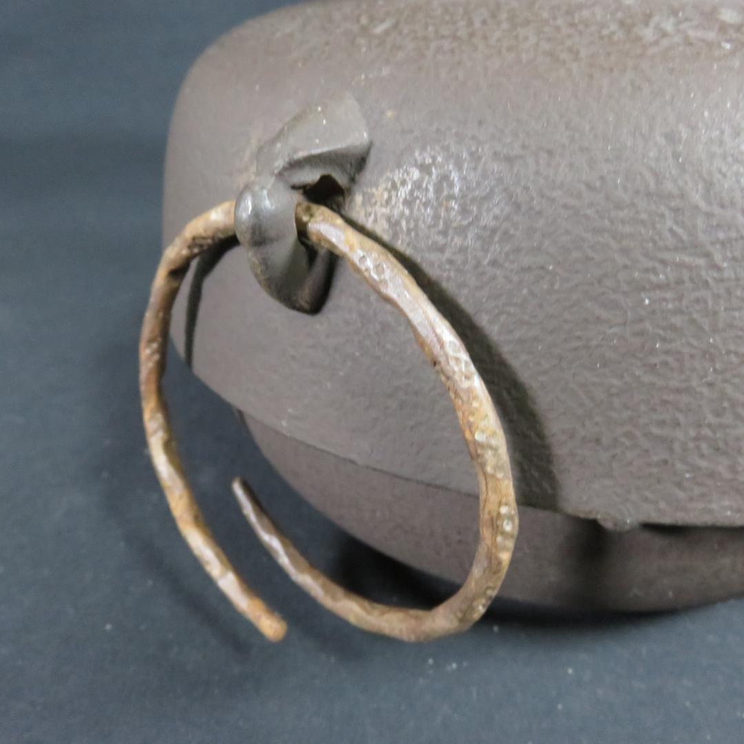 風炉釜 平丸釜 唐銅 切合鬼面風炉 釜師 畠春斎 風炉師 宗辰