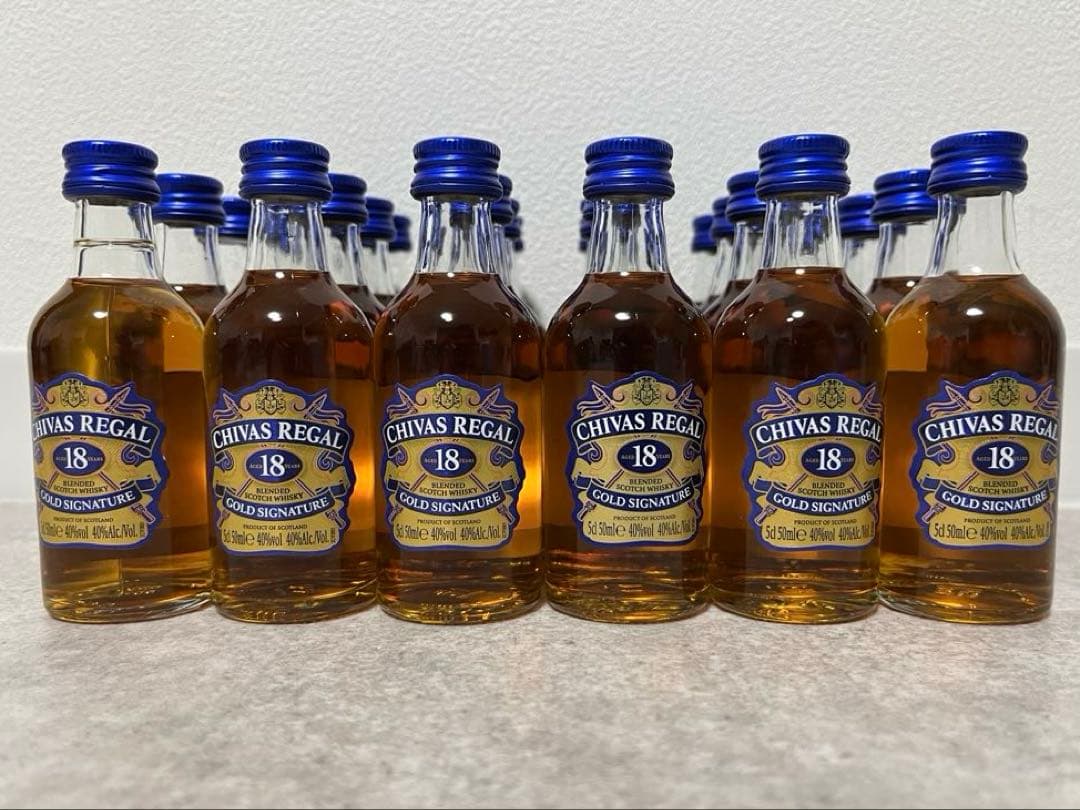 ぷく　 シーバス18年ミニボトル　48本