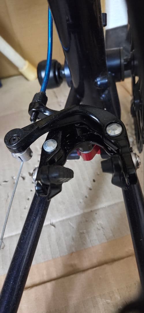 美品ターン スピードファルコ折りたたみ自転車フレーム 紺色