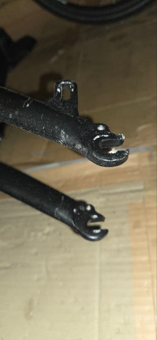 美品ターン スピードファルコ折りたたみ自転車フレーム 紺色