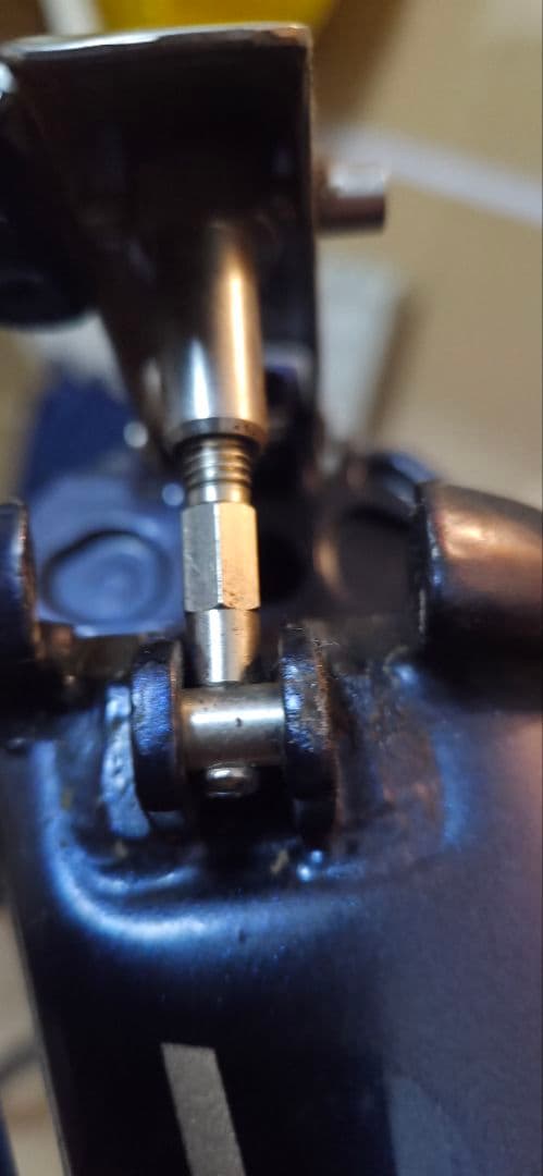 美品ターン スピードファルコ折りたたみ自転車フレーム 紺色