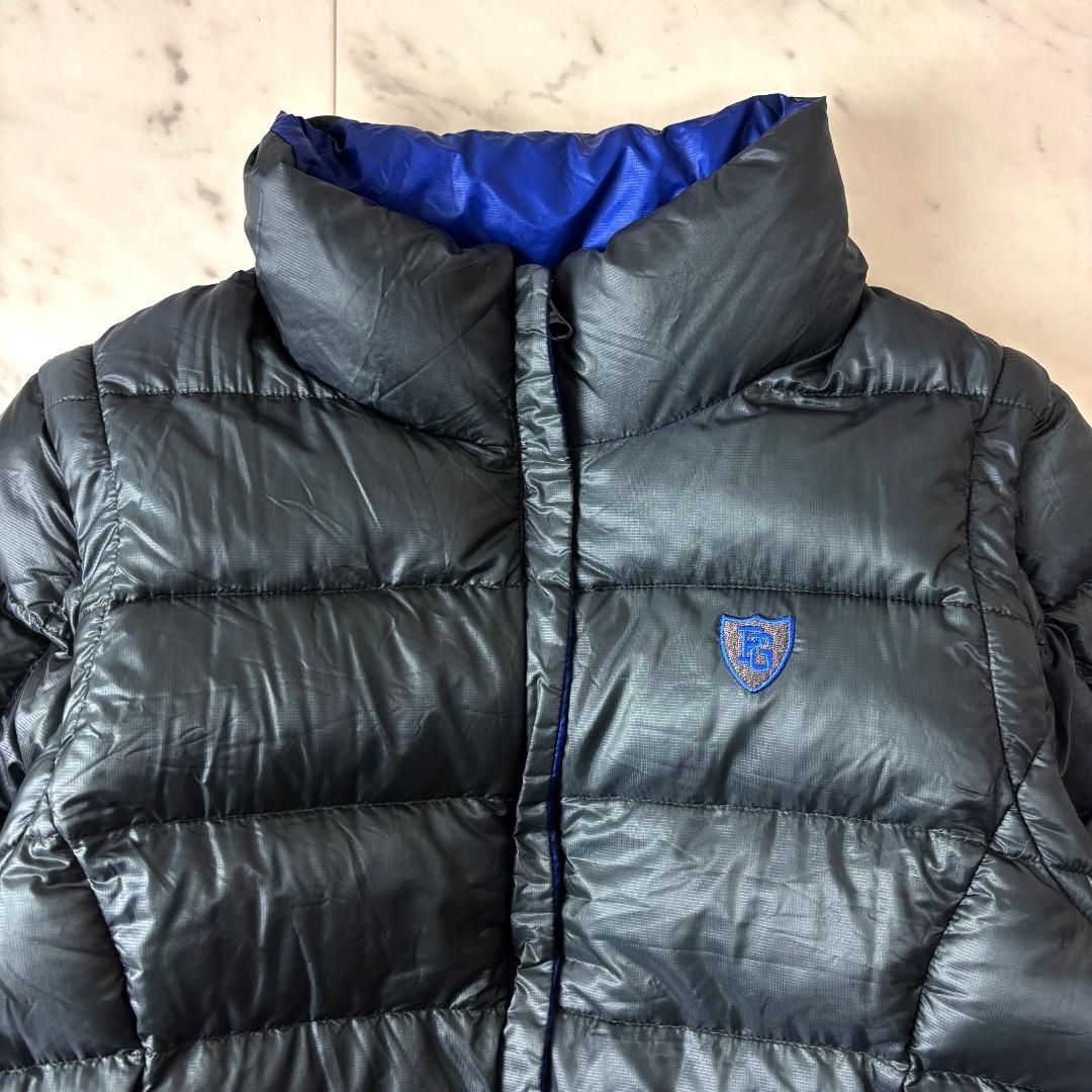 パーリーゲイツ 1 ダウン ジャケット ベスト 2way グレー ブルー ゴルフ