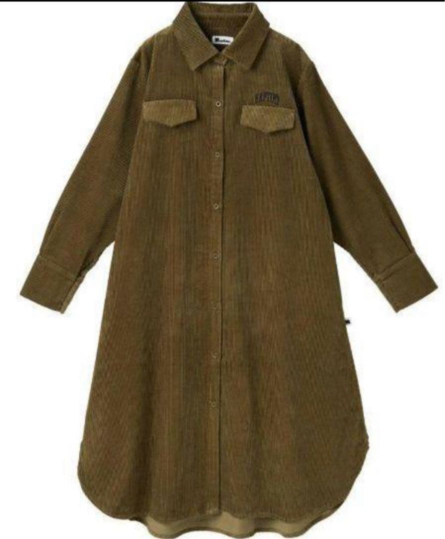 最終値下げ！Naptime.コーデュロイシャツワンピース
