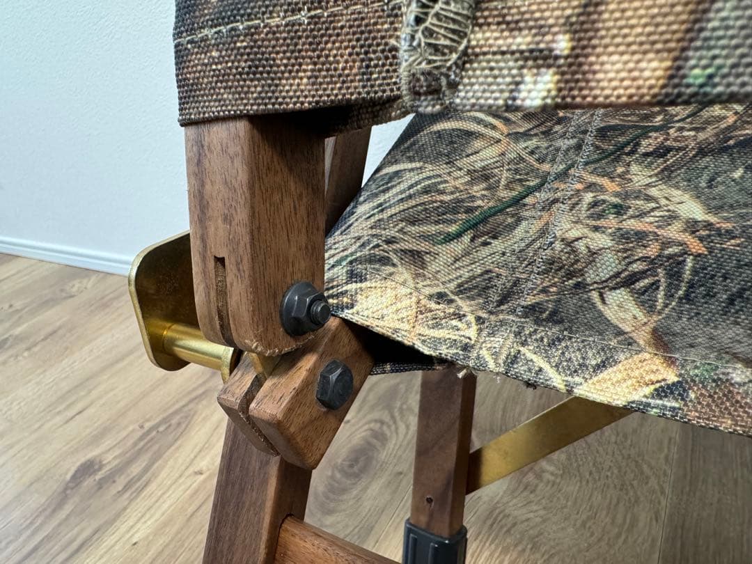 カーミットチェア 同規格品 ウォールナット×真鍮2脚セット