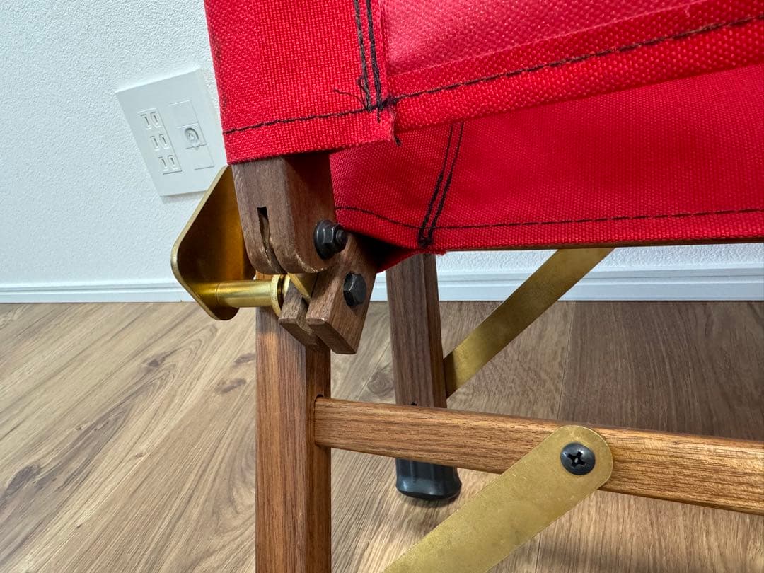 カーミットチェア 同規格品 ウォールナット×真鍮2脚セット