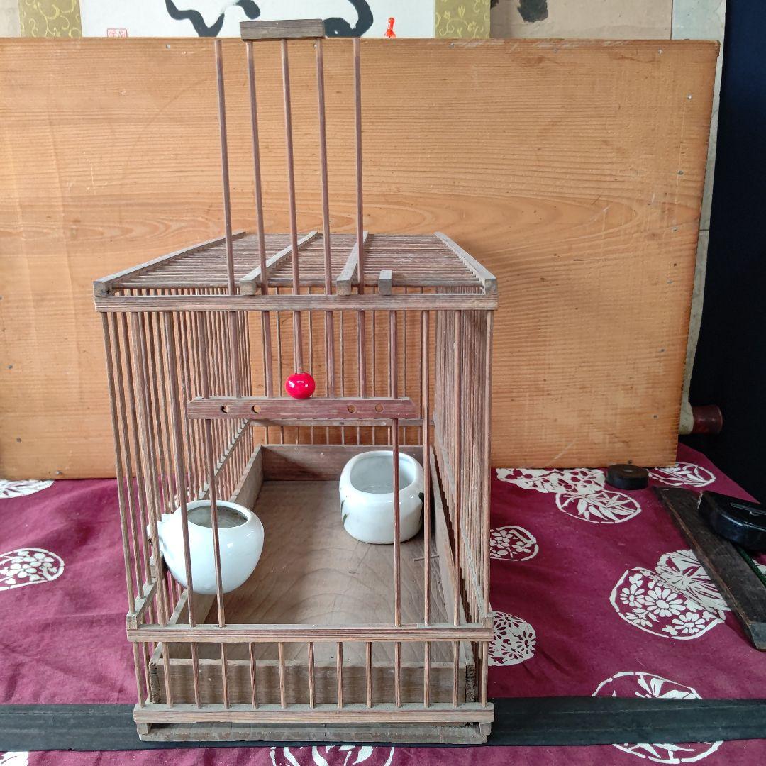 昭和の鳥カゴ