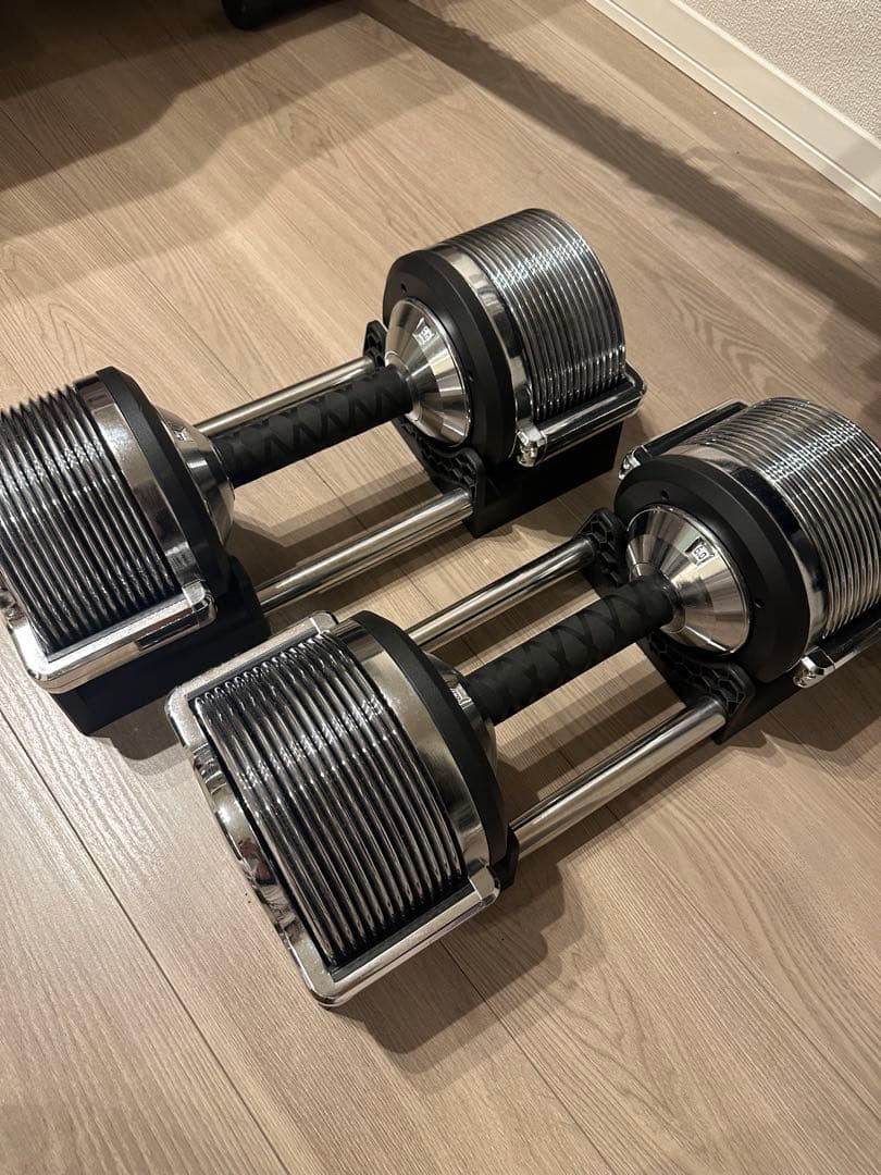 値下げ中　②32kg 可変式ダンベル スチール製