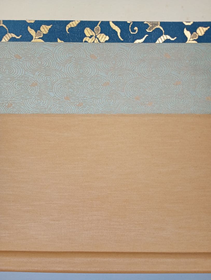 【茶道具】東福寺 西部文浄和尚筆 目高画賛『朝見雲泛泛　夕聞水潺潺』軸C36