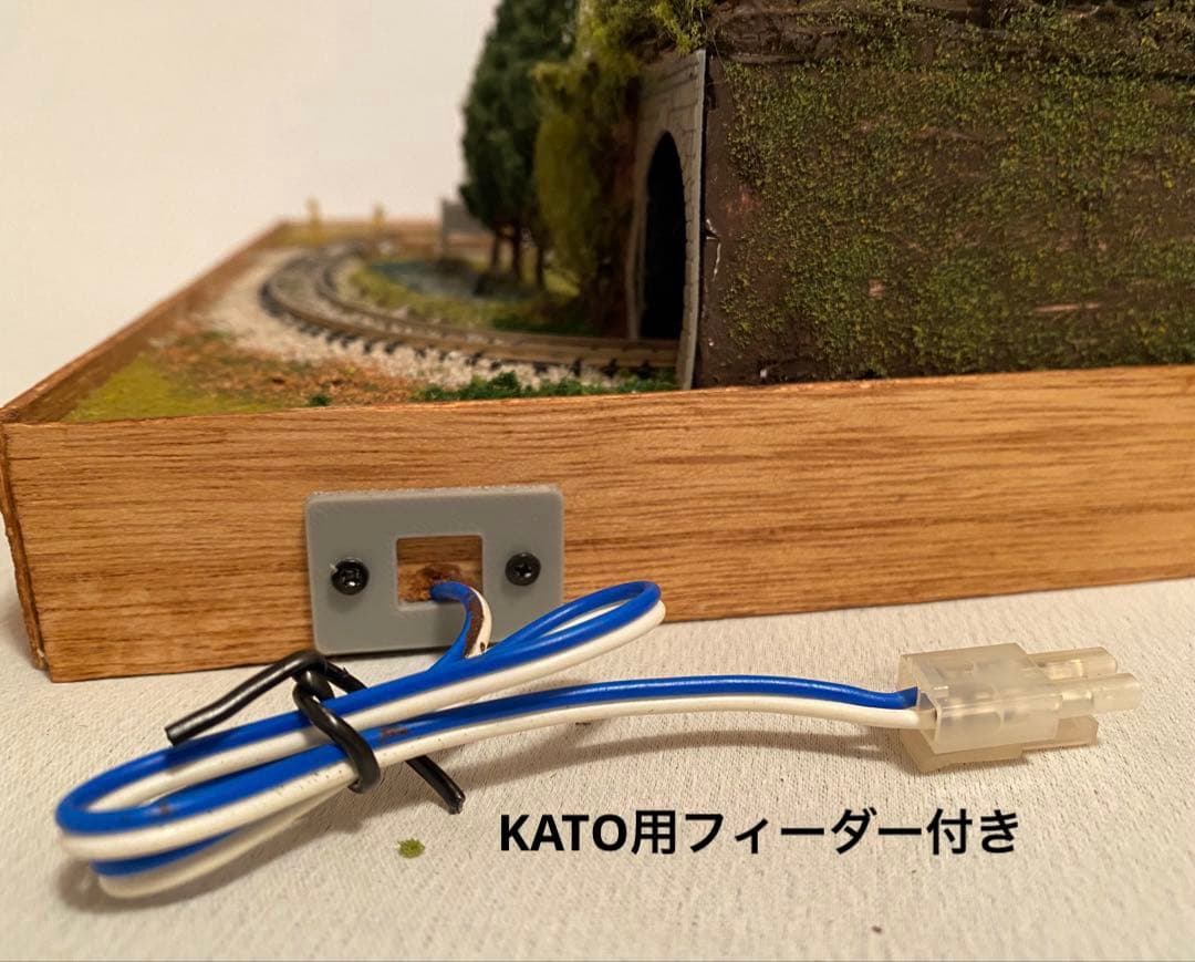 Nゲージ　鉄道　ミニジオラマレイアウト　牧場のある情景　bトレイン専用　駅