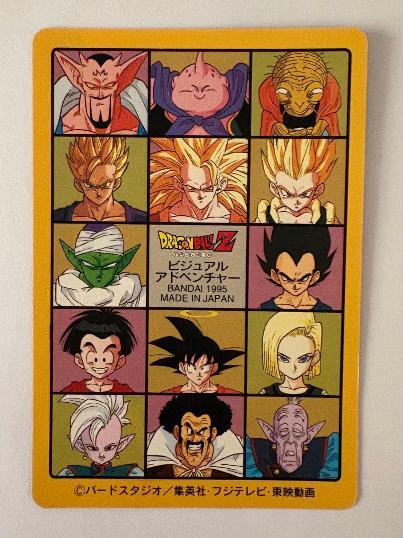 ドラゴンボールZ カード 1995年 孫悟空 神龍 当時物 BANDAI