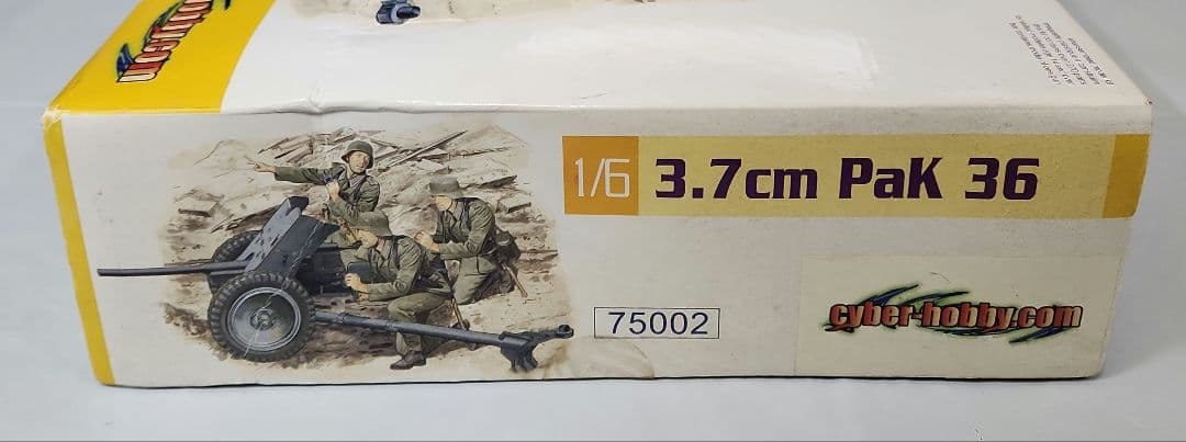 1/6未組立「WW.Ⅱ ドイツ軍 対戦車砲 Pak36」DRAGON