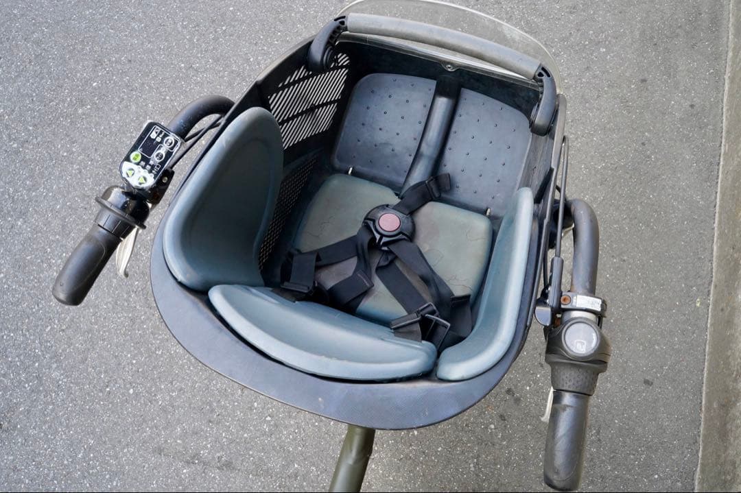 電動自転車 ブリヂストン 20インチ 子供乗せ アシスト 中古 090805