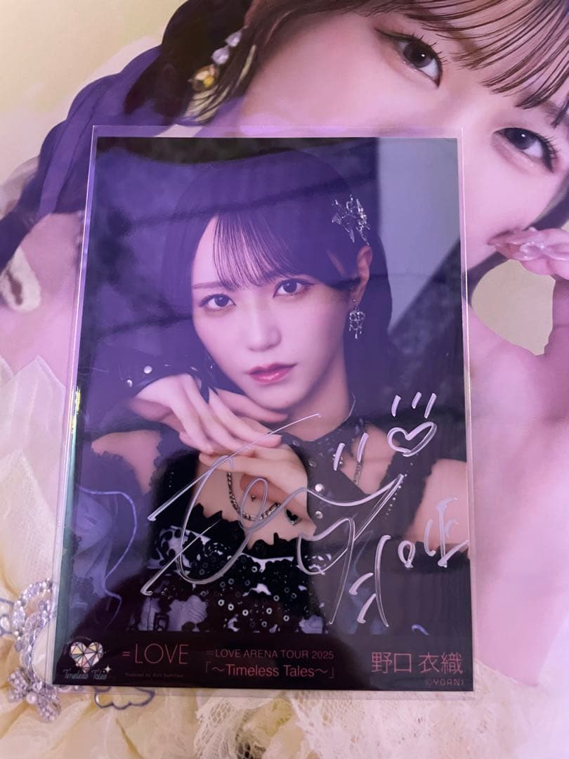 イコラブ 生写真　直筆　野口衣織