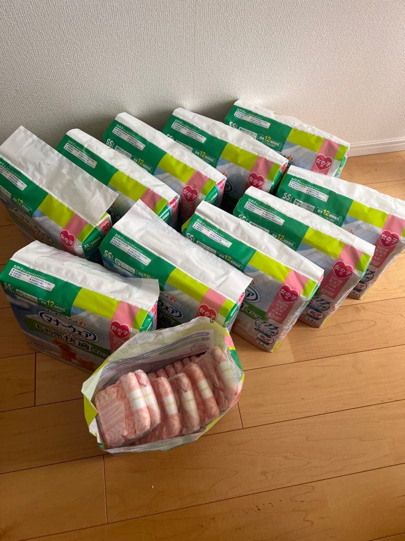 ユニ・チャーム マナーウェア 長時間 SS 34枚入10袋+バラ21枚