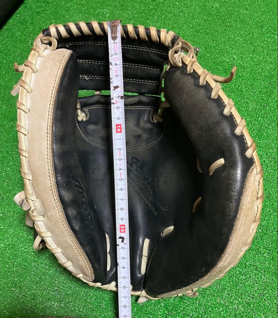 一般軟式野球用 キャッチャーミット ミズノ ビューリーグ 捕手 大人用 黒