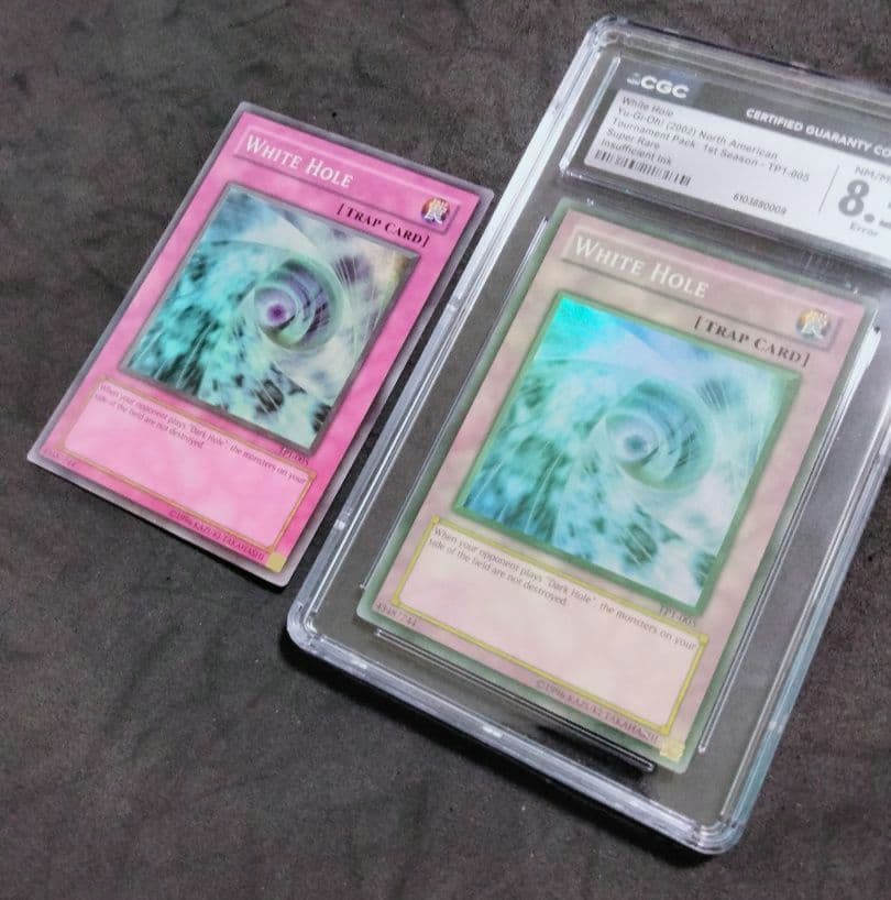 秘蔵 エラー max faded ホワイトホール TP1 遊戯王 初期 プロモ