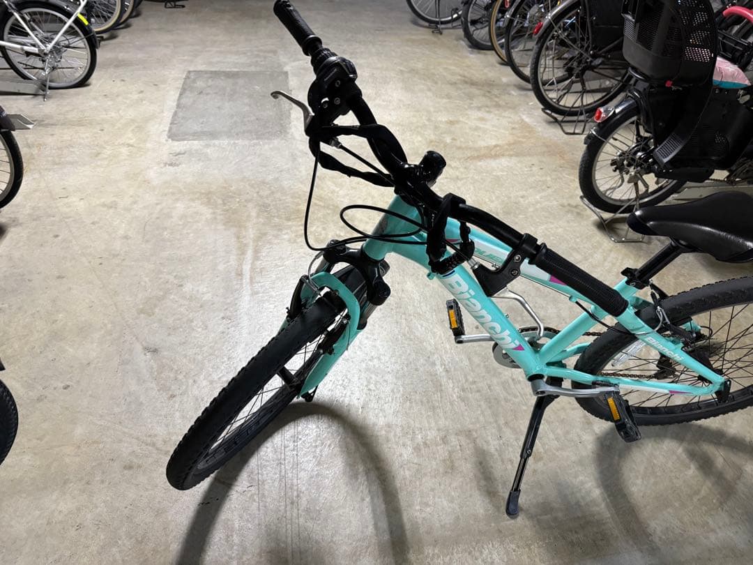 【手渡しのみ】Bianchi Duel 24インチ CK キッズバイク ビアンキ