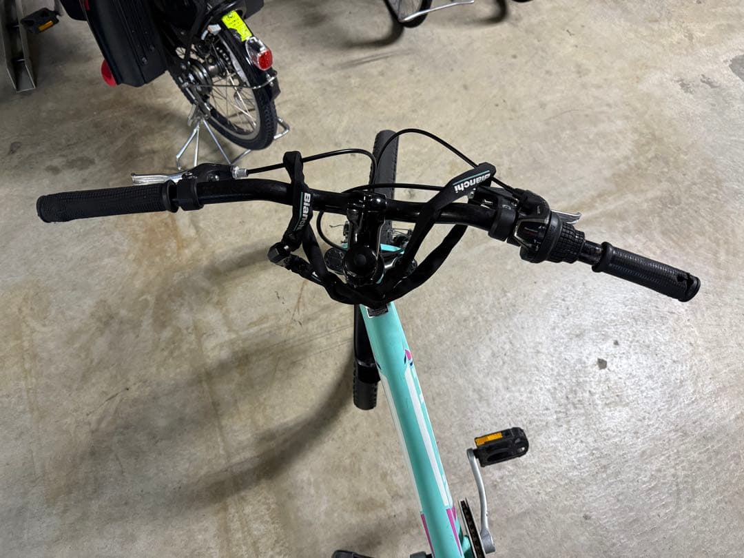 【手渡しのみ】Bianchi Duel 24インチ CK キッズバイク ビアンキ