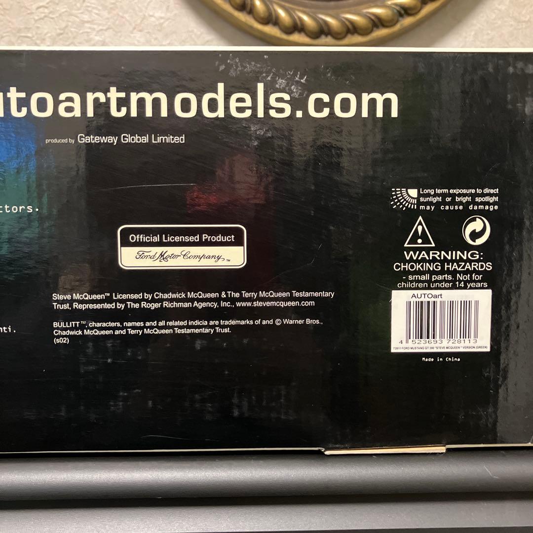 AUTOart 1/18 FORD MUSTANG BULLITT モデル