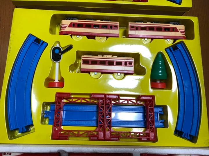 プラレール 前スイッチプラレール パノラマとっきゅうふみきりセット　L特急セット