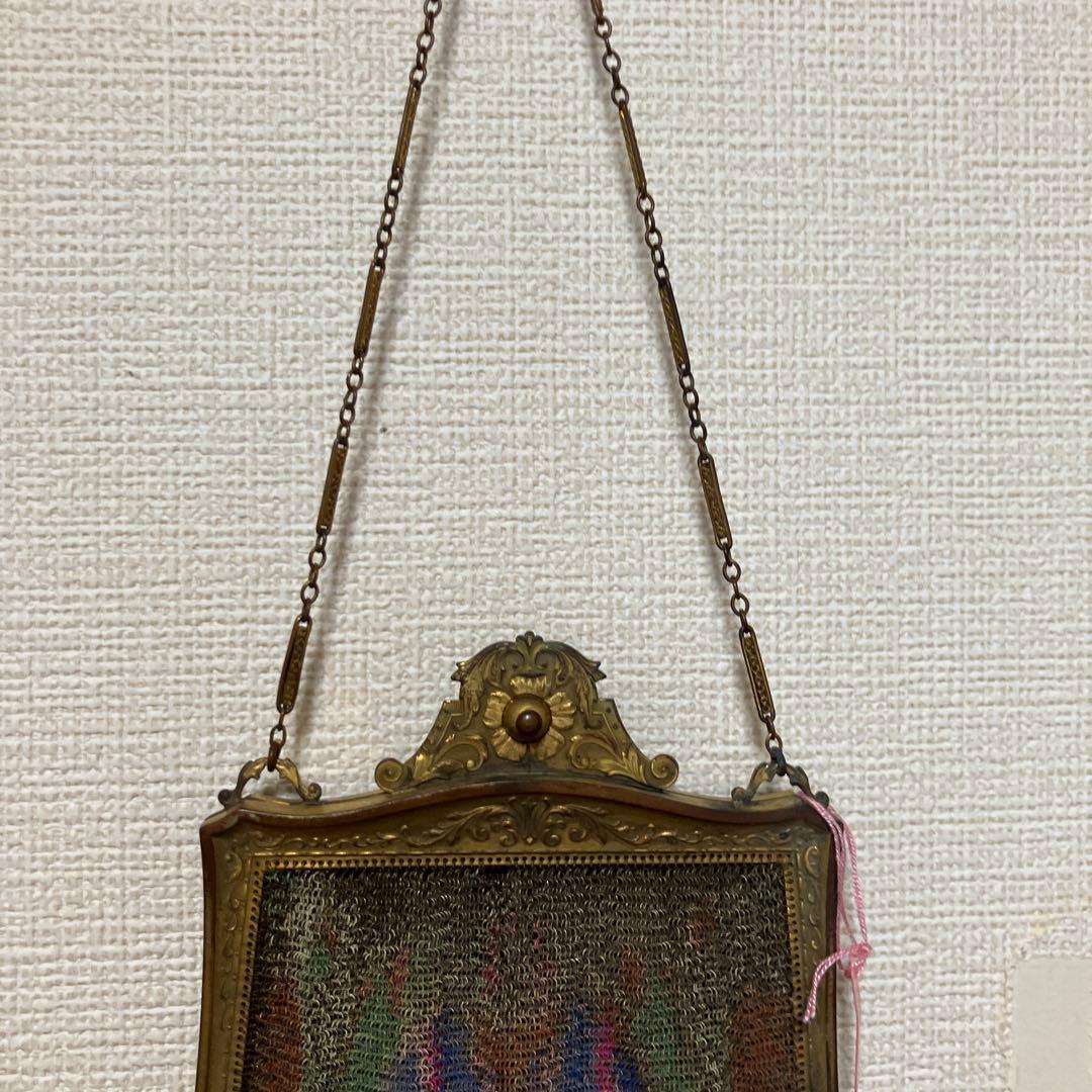 フランス　1920年　メタルバッグ