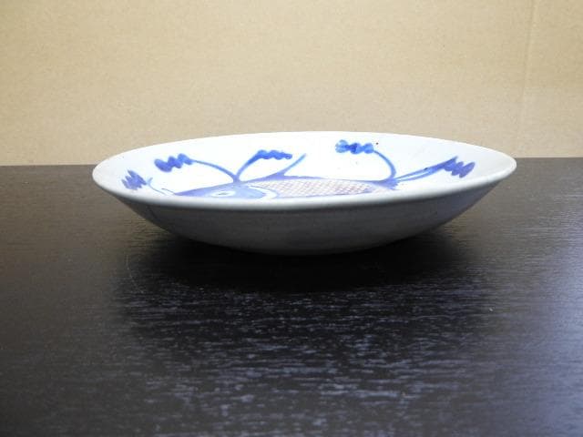 清朝？魚文皿　MA294